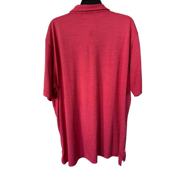 PETER MILLAR FEATHERWEIGHT UPF‎ 50+ Hot Pink Polo Men's 2XL | f2 - Picture 2 of 8